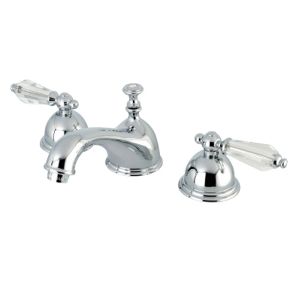 KS3961WLL Wilshire Widespread Bathroom Faucet W/ Brass Pop-Up, Chrome
